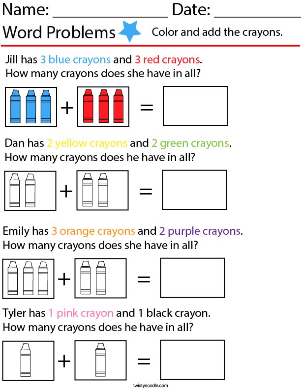 crayon-addition-word-problems-kindergarten-math-worksheet-twisty-noodle